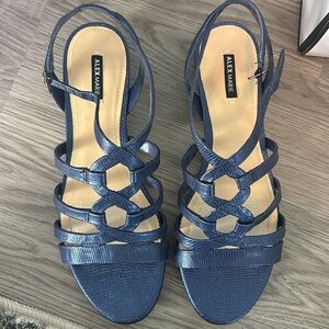 Alex Marie Navy Kitten heels